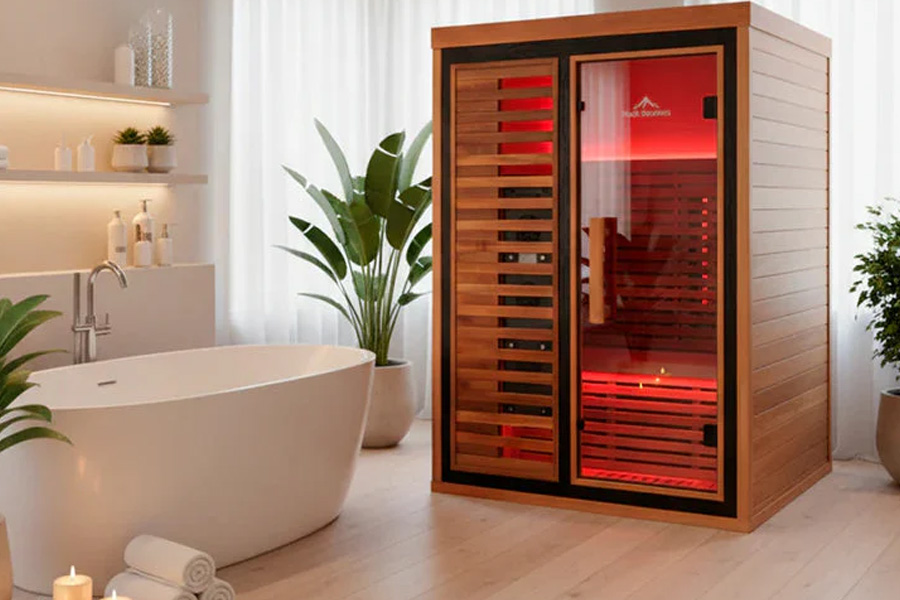 breathe easy infrared saunas with side windows that elevate home wellness