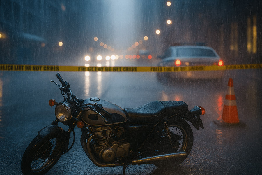 stormy roads complex claims untangling weathers role in motorcycle injury payouts