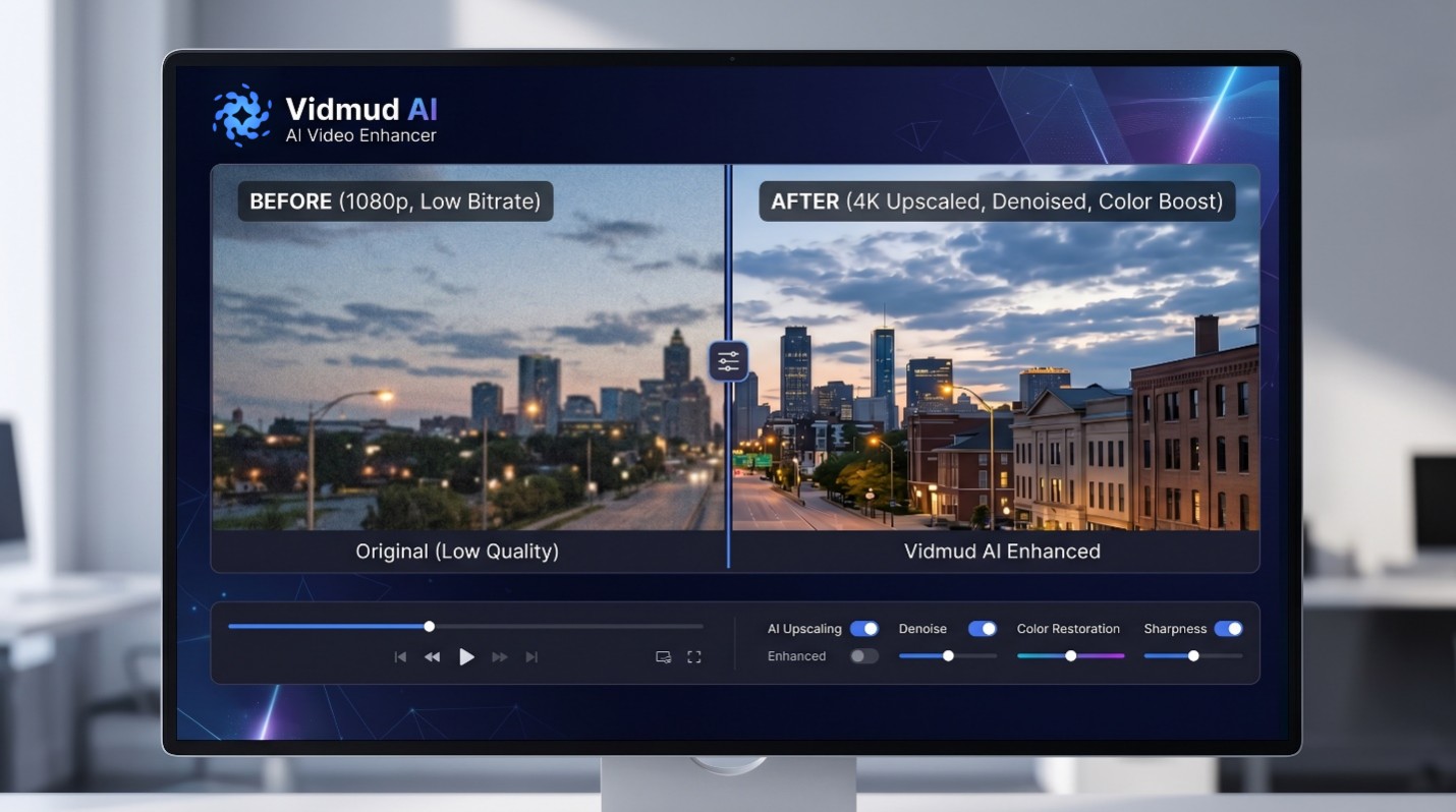 Vidmud AI Video Enhancer Review