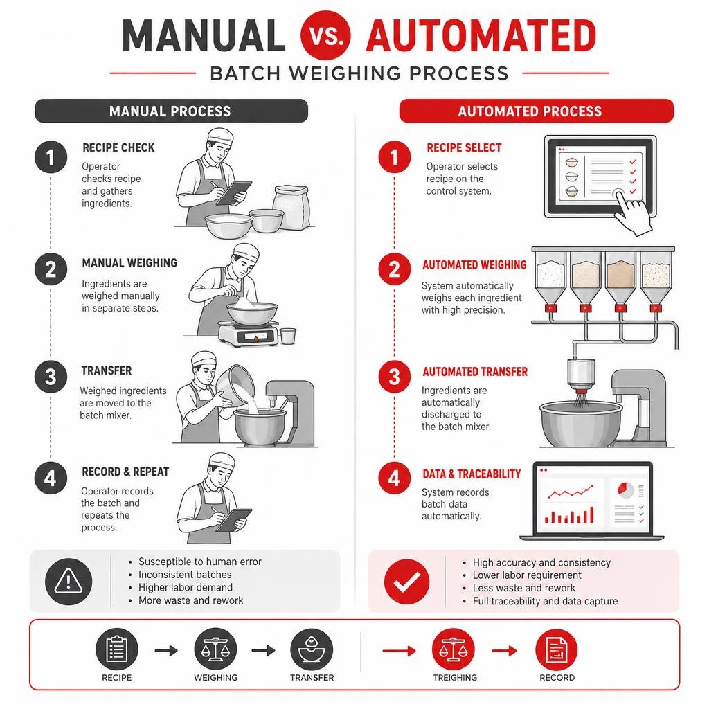 Improving Efficiency with Automated Material Weighi