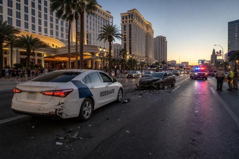 What to Do After a Rideshare Crash in Las Vegas