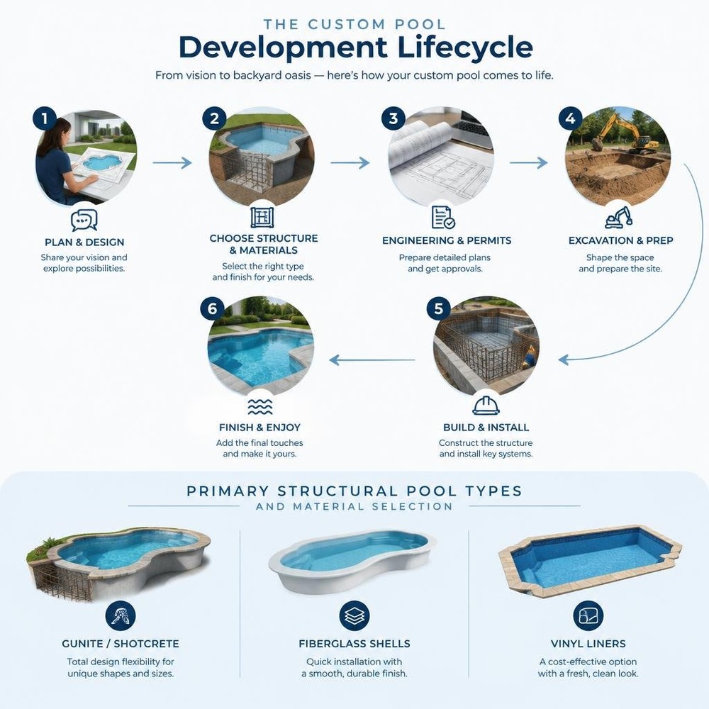 Designing Your Dream Backyard: Custom Pool Construction 2 Designing Your Dream Backyard Custom Pool Construction 02