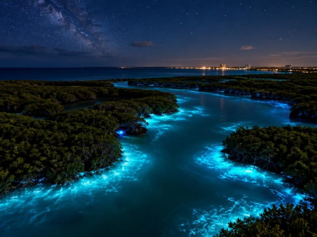 Why Does Cocoa Beach Glow at Night? The Science Behind Florida's Bioluminescence 4 Why Does Cocoa Beach Glow at Night The Science Behind Floridas Bioluminesce